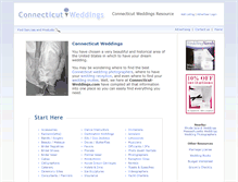 Tablet Screenshot of connecticut-weddings.com